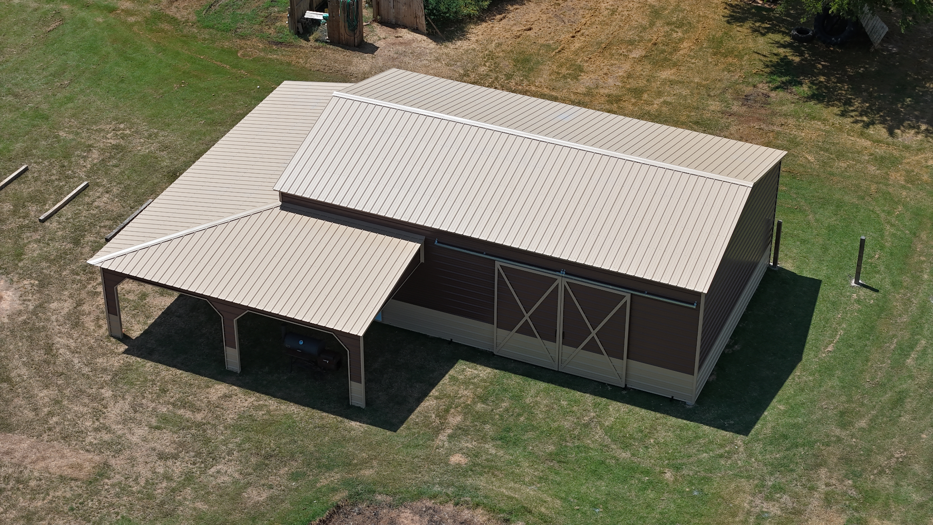 Aerial Barn View