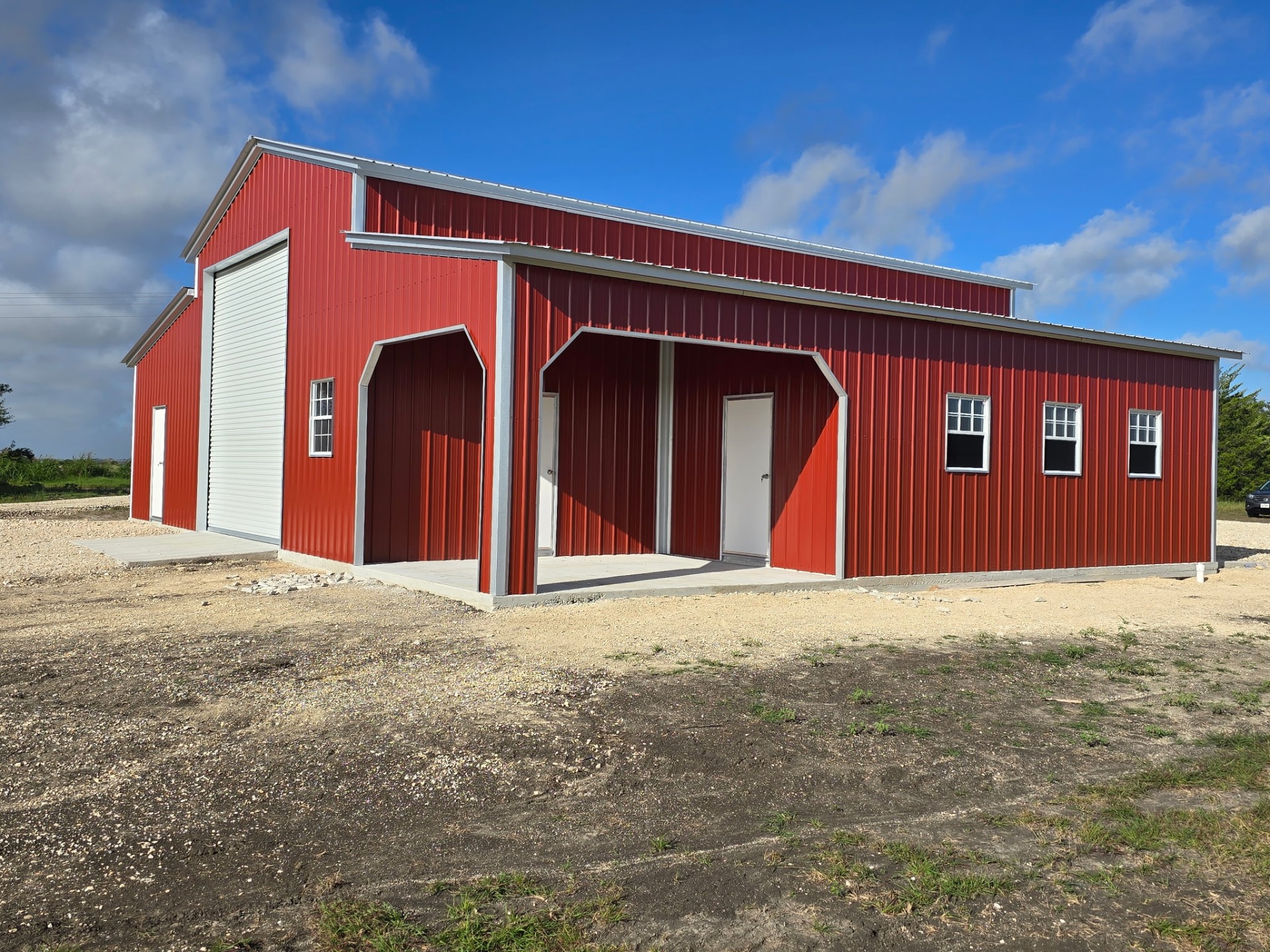 Triple-Bay Garage