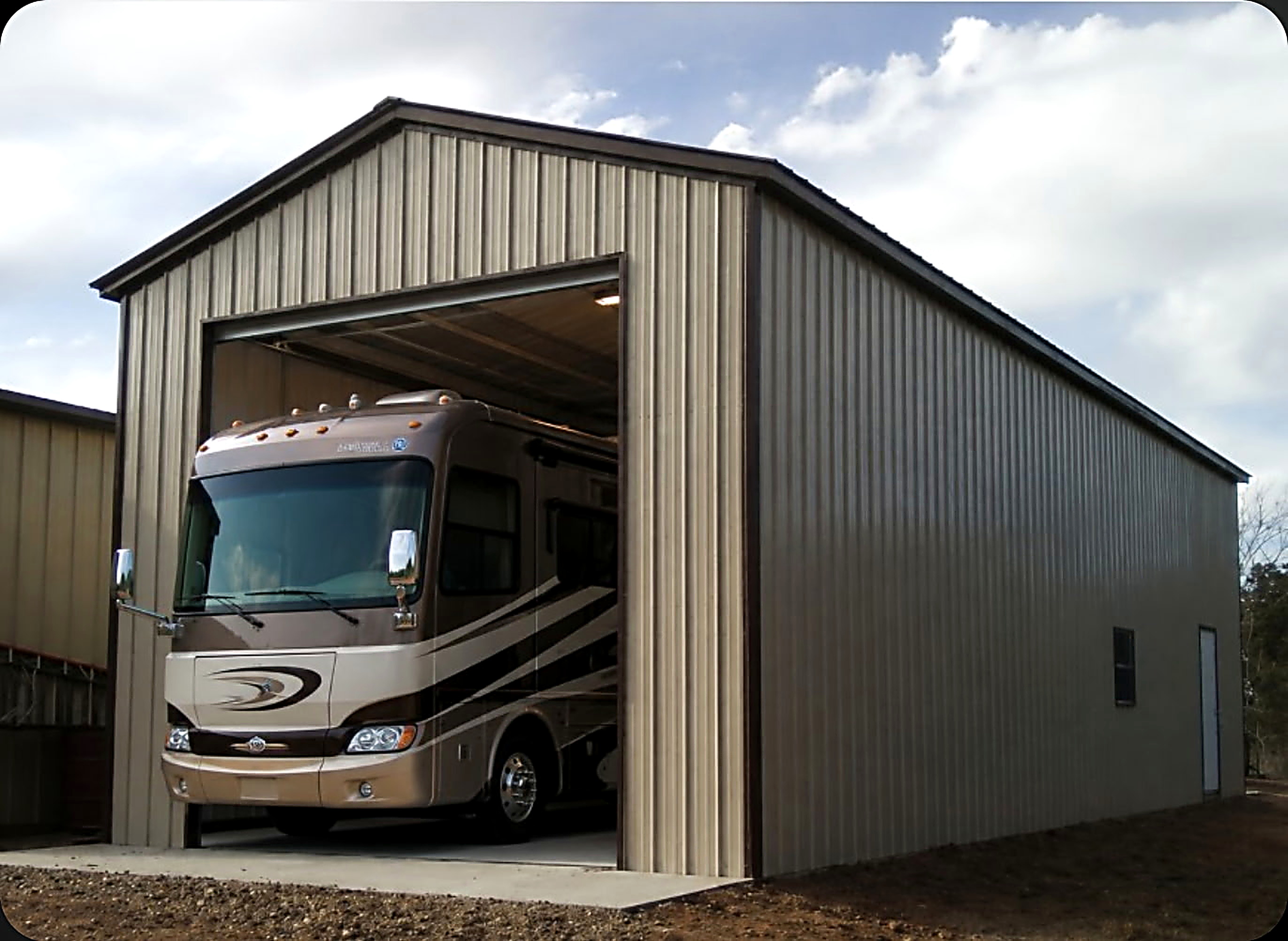 Drive-Through Motorhome Garage