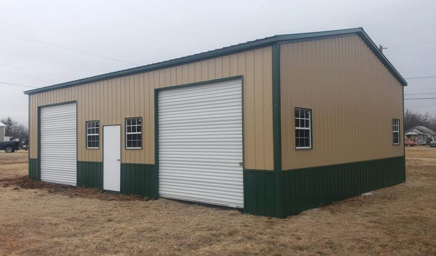 Custom Two-Bay Garage